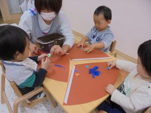 クリスマス帽子も作って 準備おっけ~!