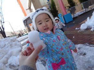 雪だるまいたよ!!⛄