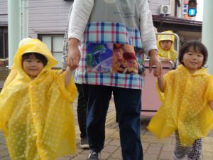 水たまりもあるかな~?