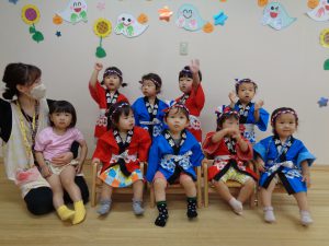 お神輿頑張るぞ~! えい!えい!おー!